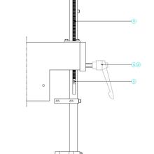 PBR/HD Top Sawguard&Rise & Fall Assmbly Spares fig.3