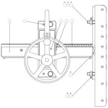 Wadkin PBR/HD Fence Assembly Fig1